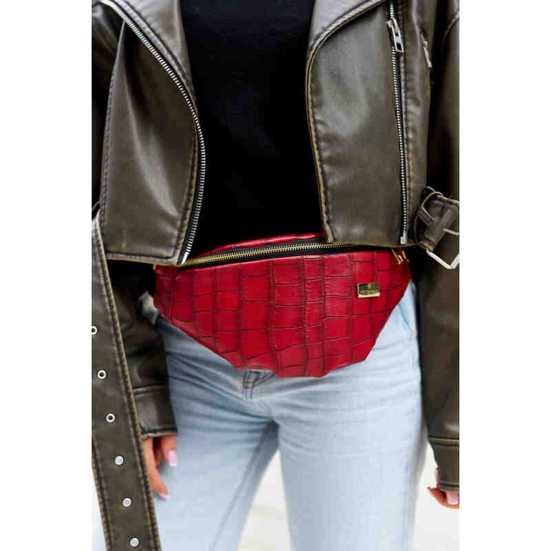 Klasyczna damska nerka biodrowa ze ekologicznej - Peterson-9