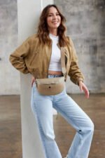 Duża, skórzana nerka damska - Peterson-2