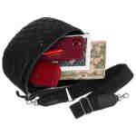 Miejska, pikowana saszetka damska ze skóry naturalnej - Peterson-10