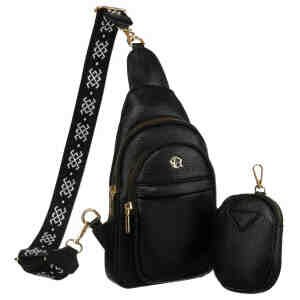 Saszetka damska z dodatkową portmonetką - Rovicky-1