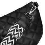 Miejska, pikowana nerka damska ze skóry ekologicznej - Rovicky-9