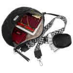 Miejska, pikowana nerka damska ze skóry ekologicznej - Rovicky-7