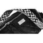 Miejska, pikowana nerka damska ze skóry ekologicznej - Rovicky-4