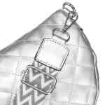 Miejska, pikowana nerka damska ze skóry ekologicznej - Rovicky-5