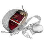 Miejska, pikowana nerka damska ze skóry ekologicznej - Rovicky-7