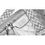 Miejska, pikowana nerka damska ze skóry ekologicznej - Rovicky-4