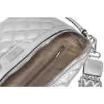 Miejska, pikowana nerka damska ze skóry ekologicznej - Rovicky-6