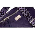 Miejska, pikowana nerka damska ze skóry ekologicznej - Rovicky-4