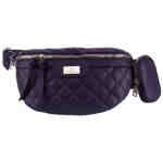 Miejska, pikowana nerka damska ze skóry ekologicznej - Rovicky-2