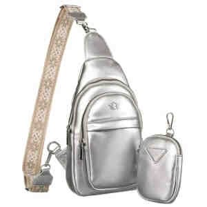 Saszetka damska-mini plecak ze skóry ekologicznej - Rovicky-1