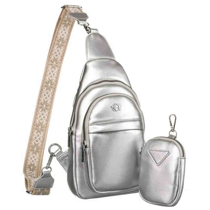 Saszetka damska-mini plecak ze skóry ekologicznej - Rovicky-1