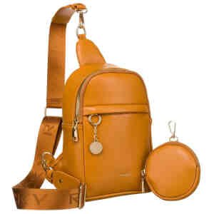 Saszetka damska na ramię wykonana ze skóry ekologicznej - Rovicky-1