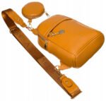 Saszetka damska na ramię wykonana ze skóry ekologicznej - Rovicky-8