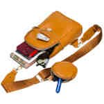 Saszetka damska na ramię wykonana ze skóry ekologicznej - Rovicky-7