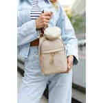 Saszetka damska na ramię wykonana ze skóry ekologicznej - Rovicky-9