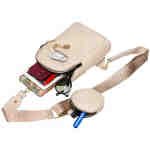 Saszetka damska na ramię wykonana ze skóry ekologicznej - Rovicky-8