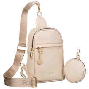 Saszetka damska na ramię wykonana ze skóry ekologicznej - Rovicky-1