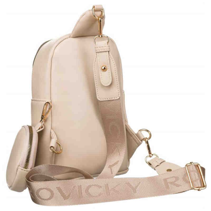 Saszetka damska na ramię wykonana ze skóry ekologicznej - Rovicky-3