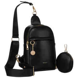 Saszetka damska na ramię wykonana ze skóry ekologicznej - Rovicky-1