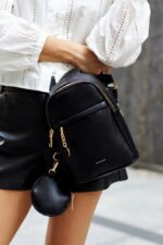 Saszetka damska na ramię wykonana ze skóry ekologicznej - Rovicky-9