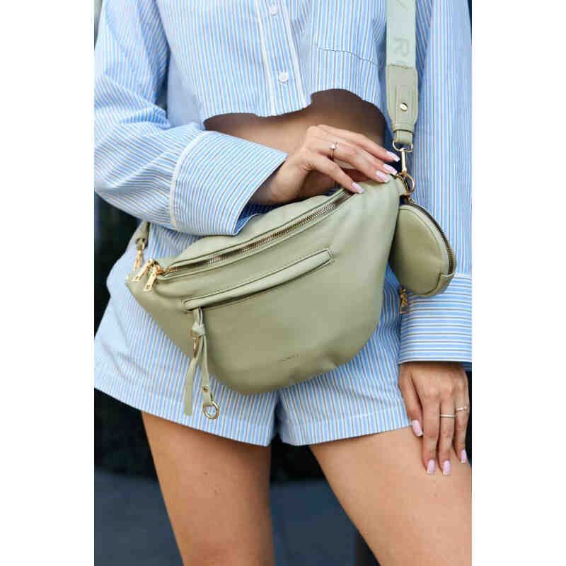 Saszetka damska ze skóry ekologicznej - Rovicky-10