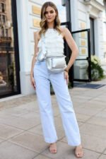 Elegancka saszetka damska na ramię wykonana ze skóry ekologicznej - Rovicky-12