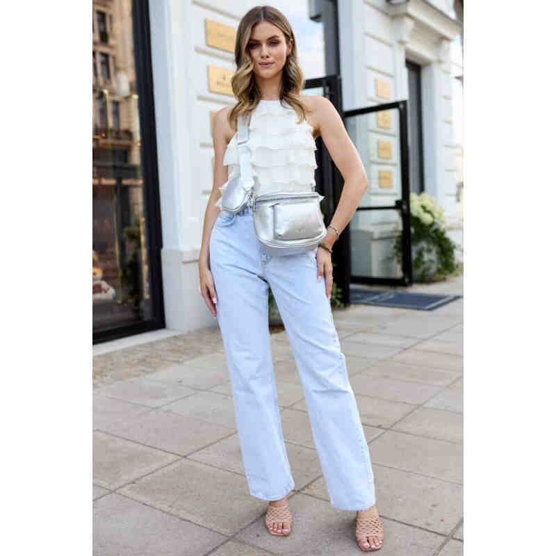 Elegancka saszetka damska na ramię wykonana ze skóry ekologicznej - Rovicky-12