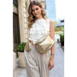 Elegancka saszetka damska na ramię wykonana ze skóry ekologicznej - Rovicky-8