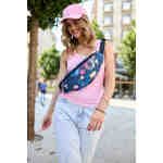 Praktyczna saszetka damska z trwałego poliestru - Rovicky-4