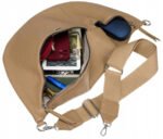 Duża saszetka damska ze skóry ekologicznej - Rovicky-5