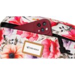 Saszetka biodrowa damska w kwiaty na suwak - Rovicky-5
