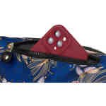 Pojemna modna saszetka nerka damska z roślinnym wzorem - Rovicky-7