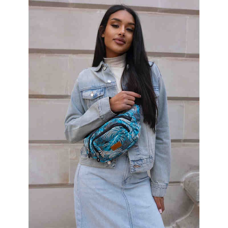 Praktyczna torebka sportowa z regulowanym paskiem na biodra i ramię - Rovicky-2