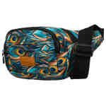 Torebka damska na pas z wyrazistym wzorem - Rovicky-4