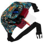 Torebka damska na pas z wyrazistym wzorem - Rovicky-7