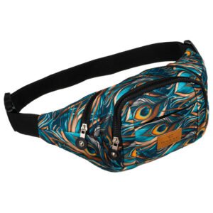 Torebka damska na pas z wyrazistym wzorem - Rovicky-1