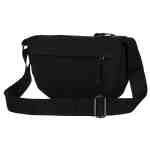 Pojemna nerka damska z poliestru w czarnym kolorze - Peterson-6