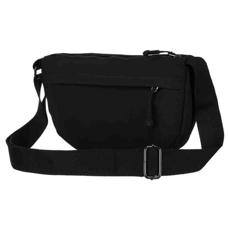 Pojemna nerka damska z poliestru w czarnym kolorze - Peterson-6