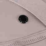 Saszetka damska z poliestru w kolorze lila z kieszonką na froncie - Peterson-7