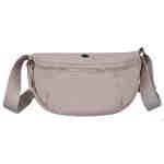 Saszetka damska z poliestru w kolorze lila z kieszonką na froncie - Peterson-4