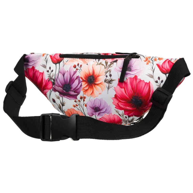 Wielokolorowa saszetka damska z wytrzymałego poliestru - Rovicky-4