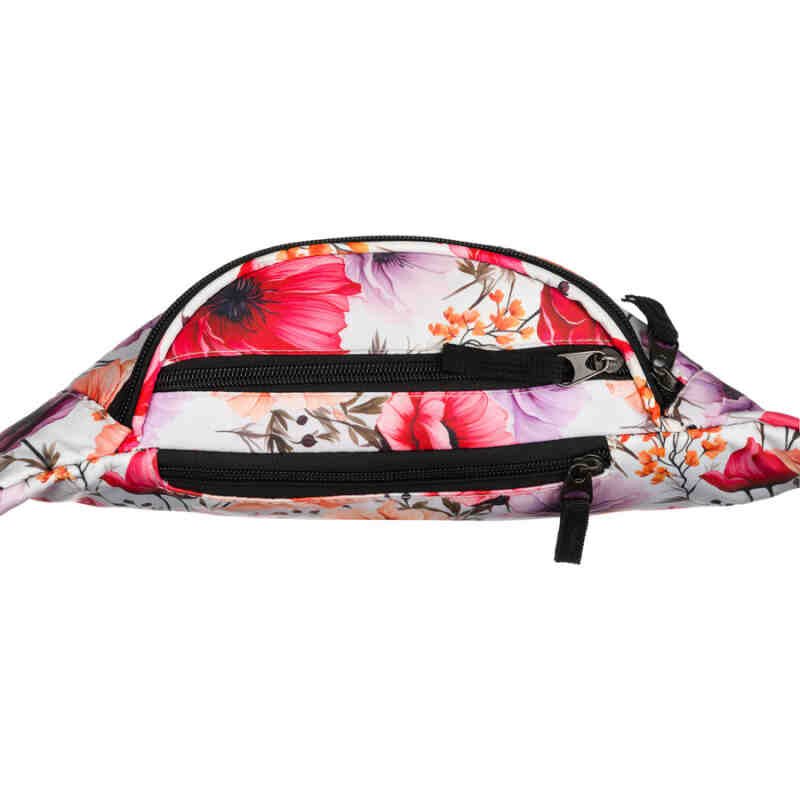 Wielokolorowa saszetka damska z wytrzymałego poliestru - Rovicky-5