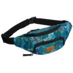 Saszetka damska z poliestru w roślinny wzór - Rovicky-1