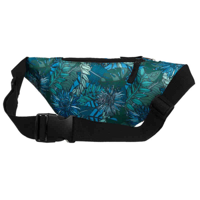 Saszetka damska z poliestru w roślinny wzór - Rovicky-4