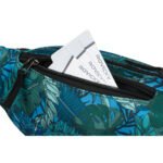 Saszetka damska z poliestru w roślinny wzór - Rovicky-6