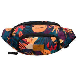 Nerka damska z poliestru pokryta roślinnym wzorem - Rovicky-3