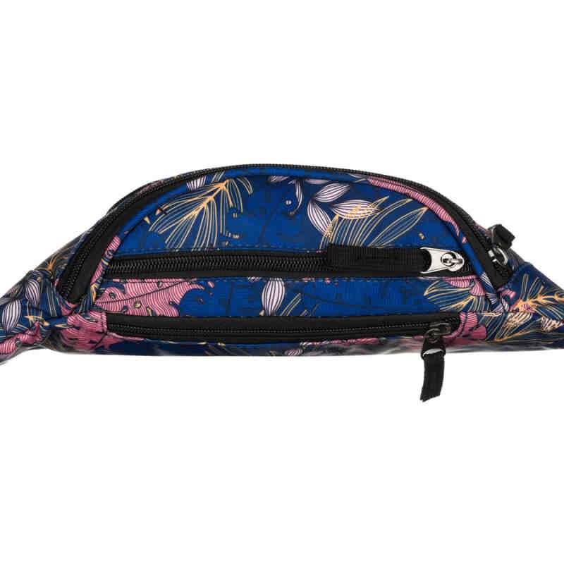 Praktyczna, miejska nerka damska z poliestru zamykana suwakiem - Rovicky-5