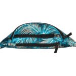 Miejska saszetka damska z poliestru zamykana suwakiem, pokryta roślinnym wzorem - Rovicky-6