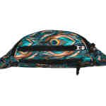 Wielokolorowa saszetka damska z zewnętrzną kieszenią na suwak - Rovicky-5