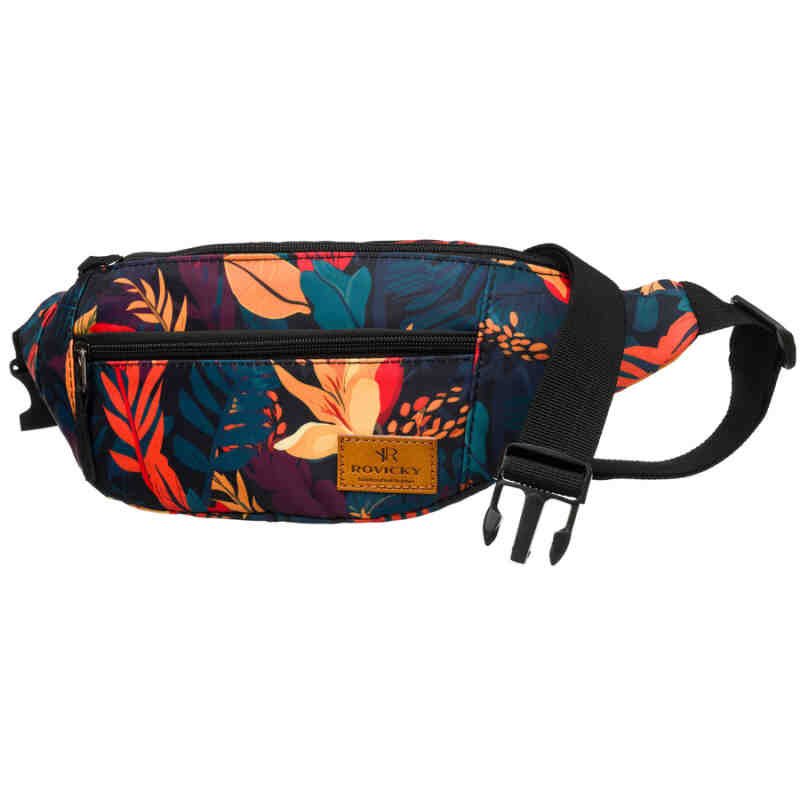 Nerka na biodra lub przez ramię z kieszenią zewnętrzną zamykana suwakiem - Rovicky-3